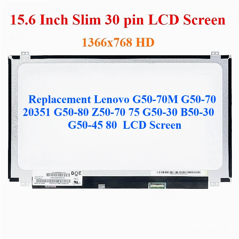 

Для Lenovo G50-70M G50-70 20351 G50-80 Z50-70 75 G50-30 B50-30 G50-45 80 ЖК-экран