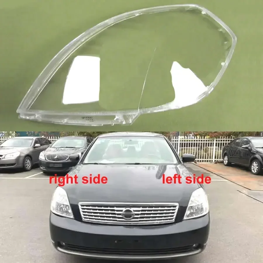 

For Nissan Teana 2004 2005 Headlamp Housing Transparent Mask Cover Headlight Shell Plexiglass Replace Original Lens