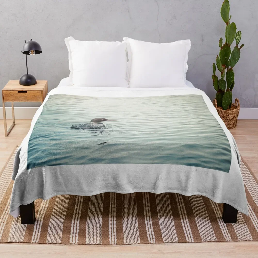 

Loon Throw Blanket Tourist Decoratives Blankets