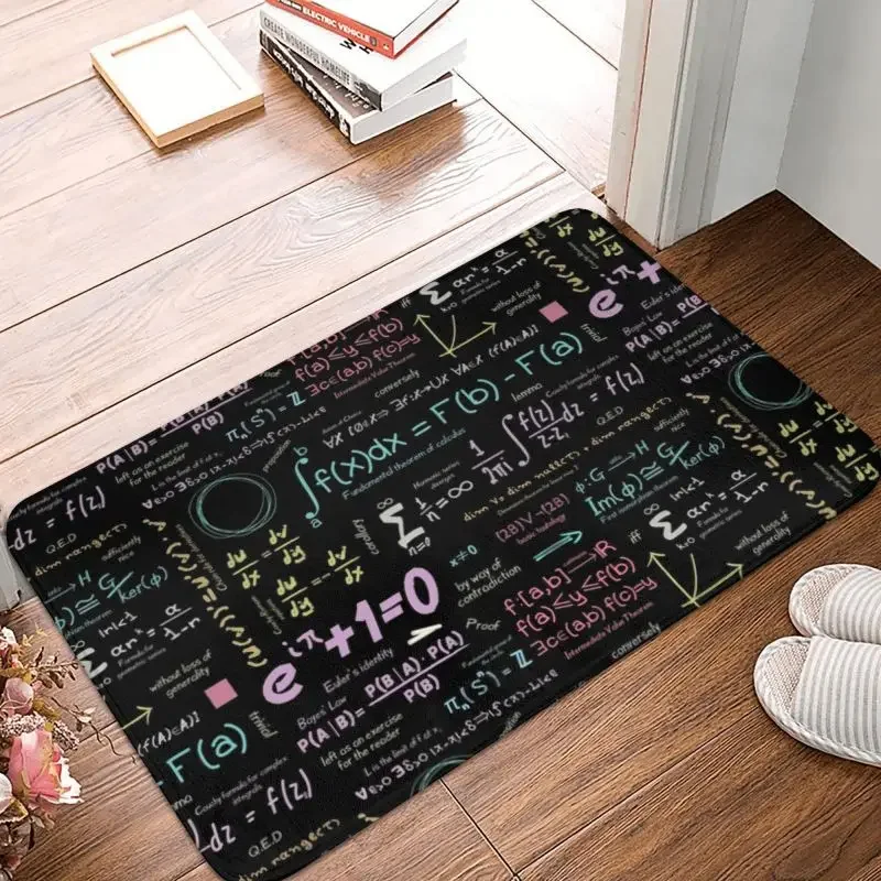 Pure Math Nerd Front Door Mat Anti-Slip Outdoor Absorbent Physics Science Doormat Kitchen Bedroom Entrance Rug Carpet