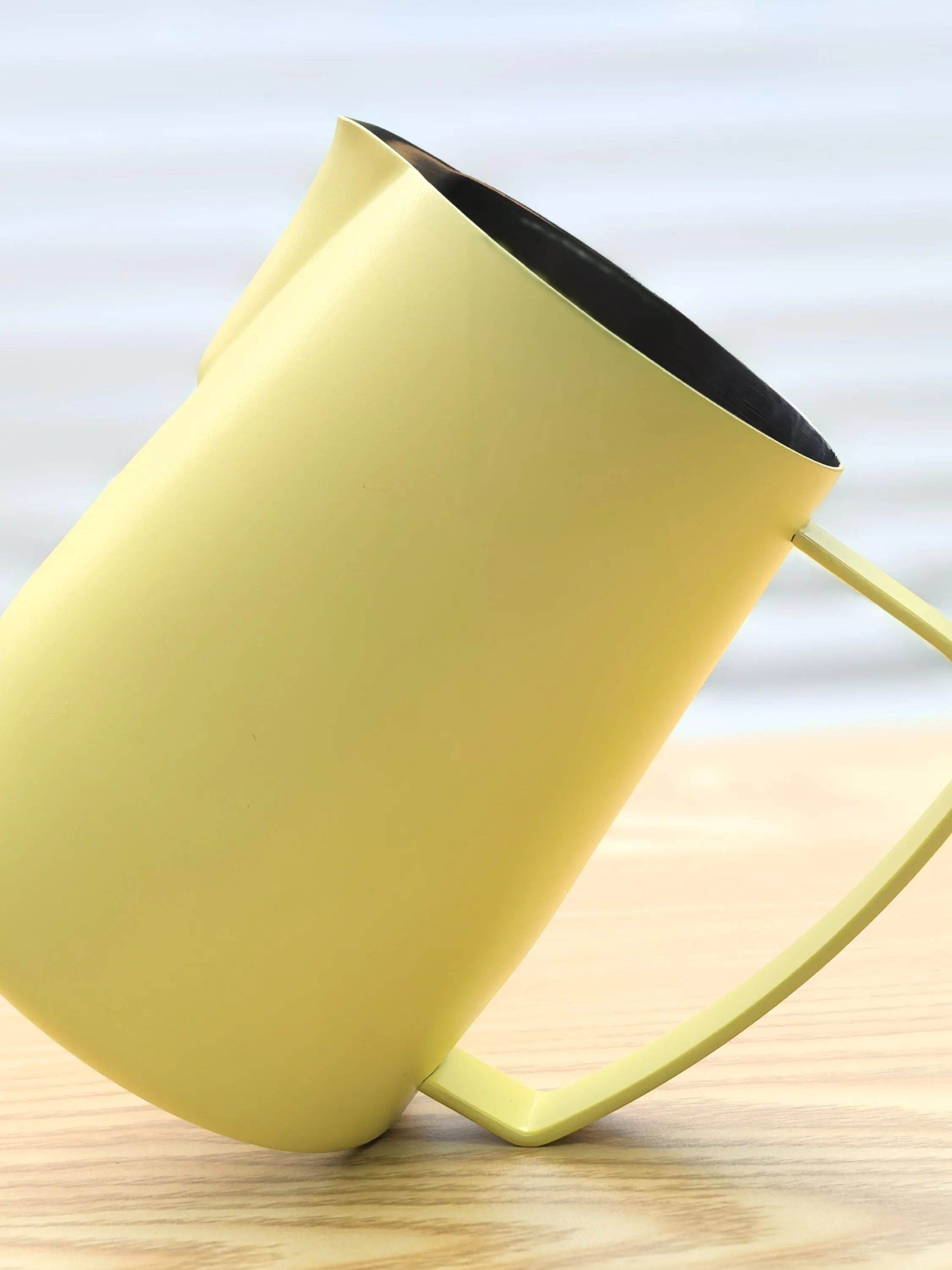 

Pure Titanium Frothing Cup EerBarista 450/500/600ml Etched Milk Frothing Coffee Artisanal Stainl Steel Espro Barista Tools