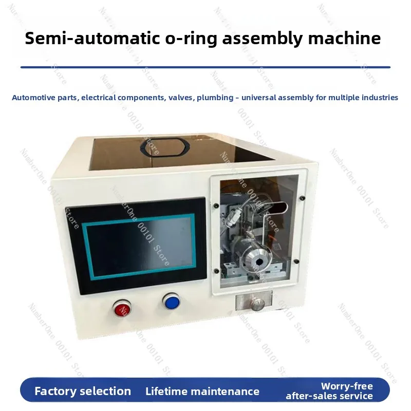 Semi Automatic O-Ring Forming Coiling Assembly Machine Metal Seal Ring Processing Equipment With English Operation Interface
