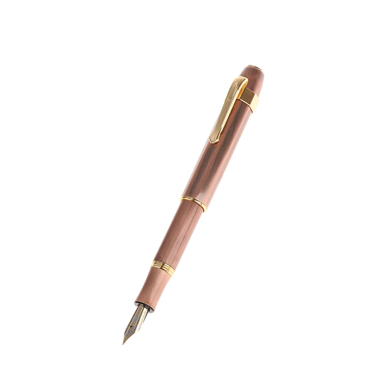 

3062 Unique Antique Brass Pocket Short Roller Ball Pen Gift Portable Ball Pens Office School Stationery Writing Fluent