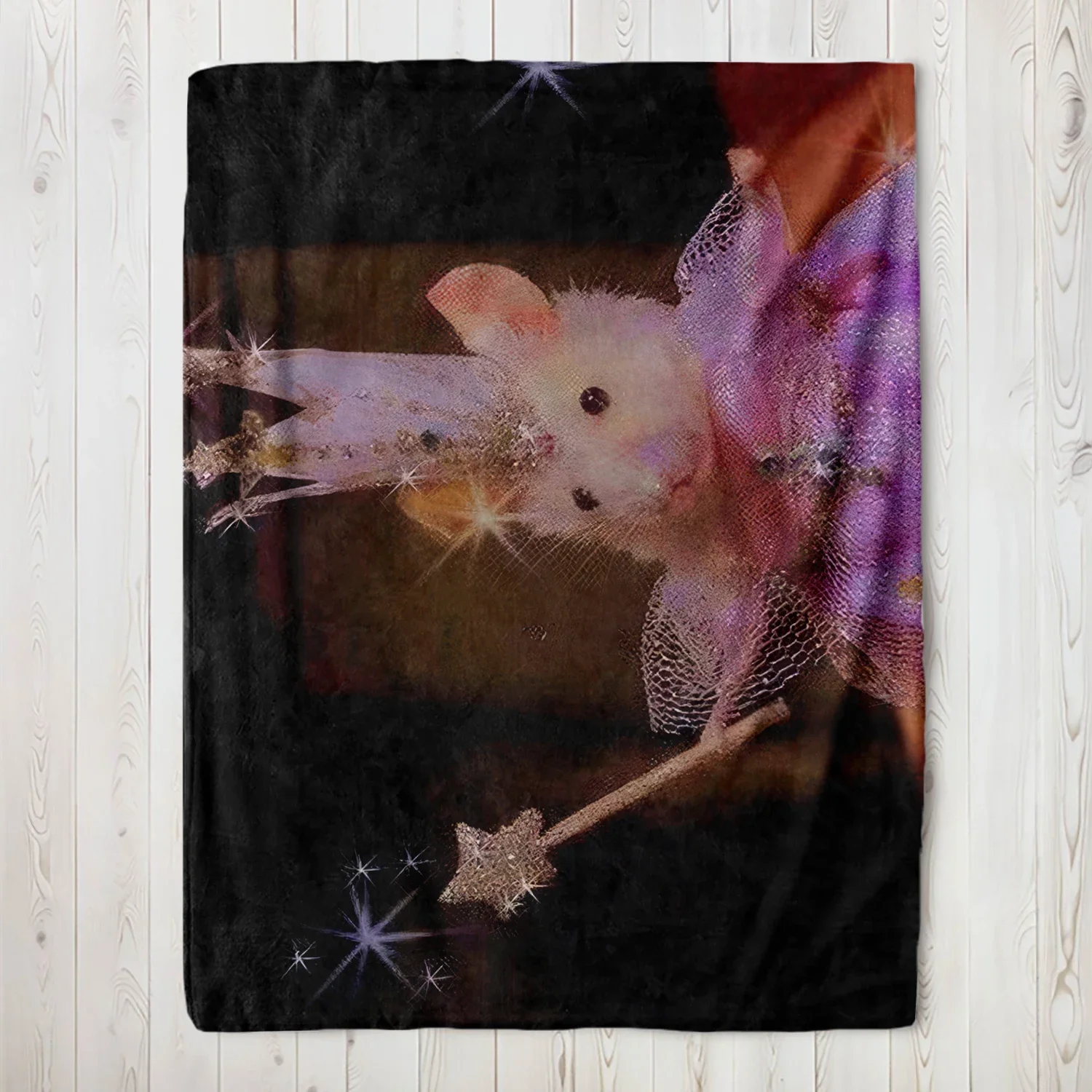 

Cute Cartoon Mouse Throw Blanket for Bedroom Sofa Bed Home Office Nap Funny Gift Perfect for Kids Adults