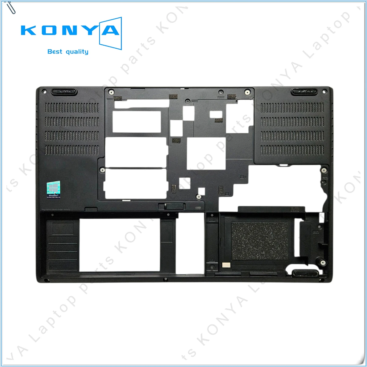 For Lenovo Thinkpad P52 Laptop Bottom Base Cover Lower Case Visible scratches 90% New（Foot pad damaged） 01HY780 AM16Z000200