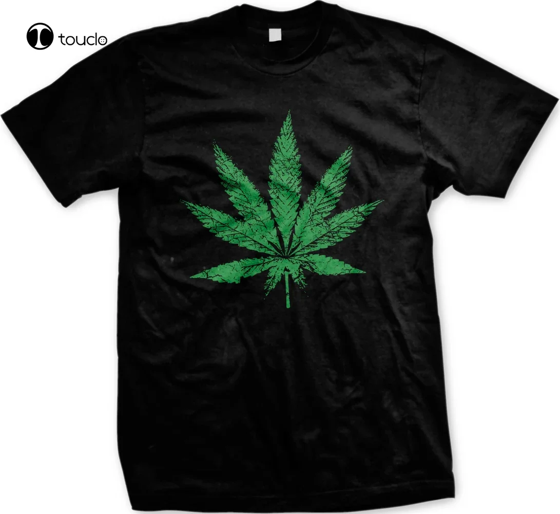 Marijuana Leaf Pot Weed Canabis High Stoner Baked Mens T-Shirt Tee Shirt