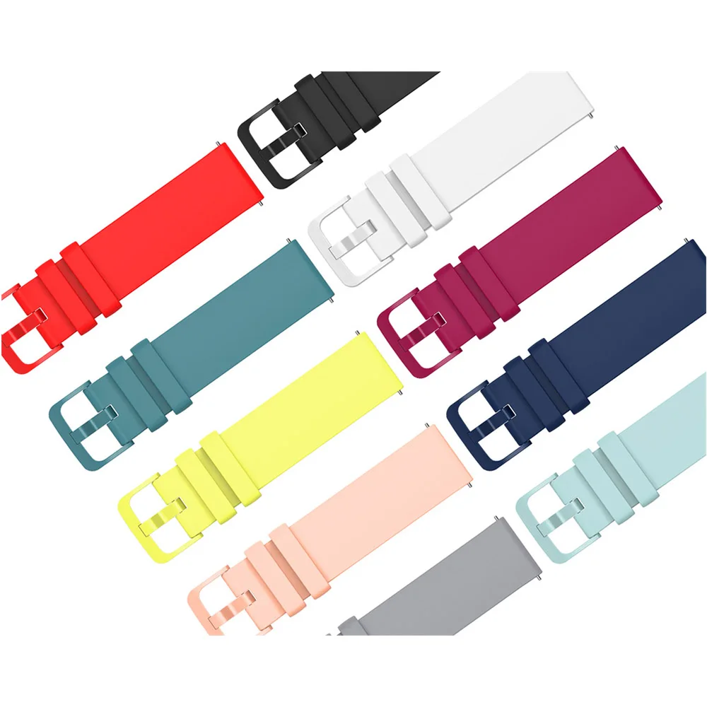 BEHUA 18MM/20MM/22MM 밴드 Xiaomi Mi Watch 컬러 스포츠 에디션 SmartWatch 스트랩 밴드 손목 밴드 액세서리 Easy fit Bracelet