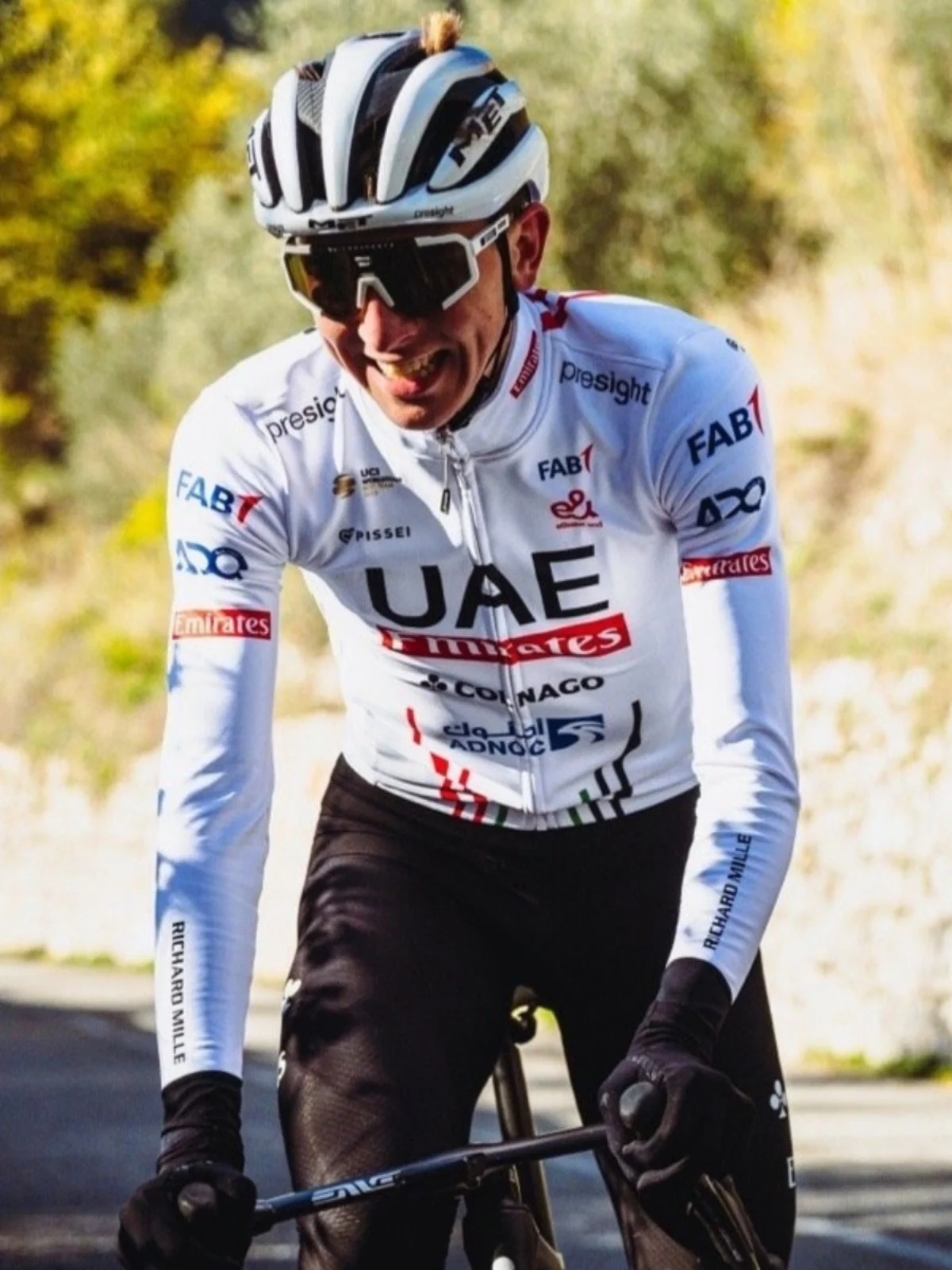 

UAE Fan Edition Polartec Thermal Long Sve Одежда для велоспорта для горных и шоссейных велосипедов Зимний костюм для верховой езды Ge fak