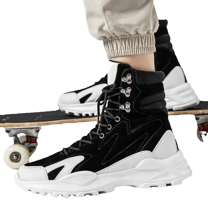 Skateboard-schuhe High-top Sneaker Für Jugendliche Modisch_voghion.com