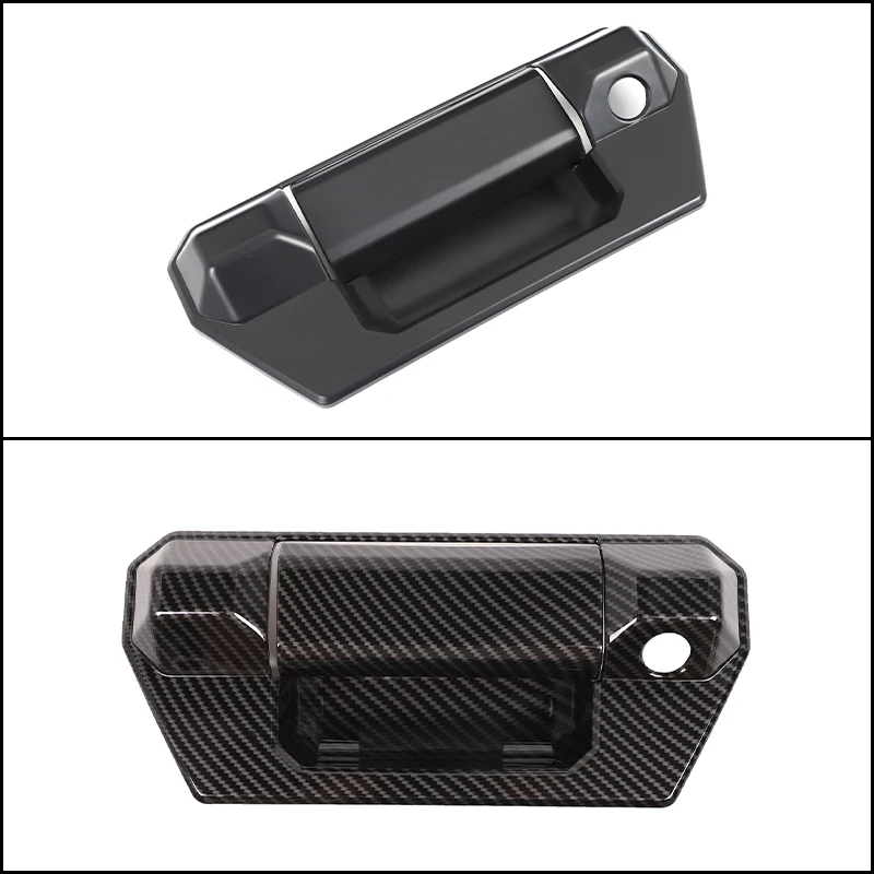 Carbon Fiber Tailgate Handle Cover for Tacoma 2024+ SR5 TRD Off-Road Limited TRD Pro Trailhunter – NOT for SR – 2Pcs/Set