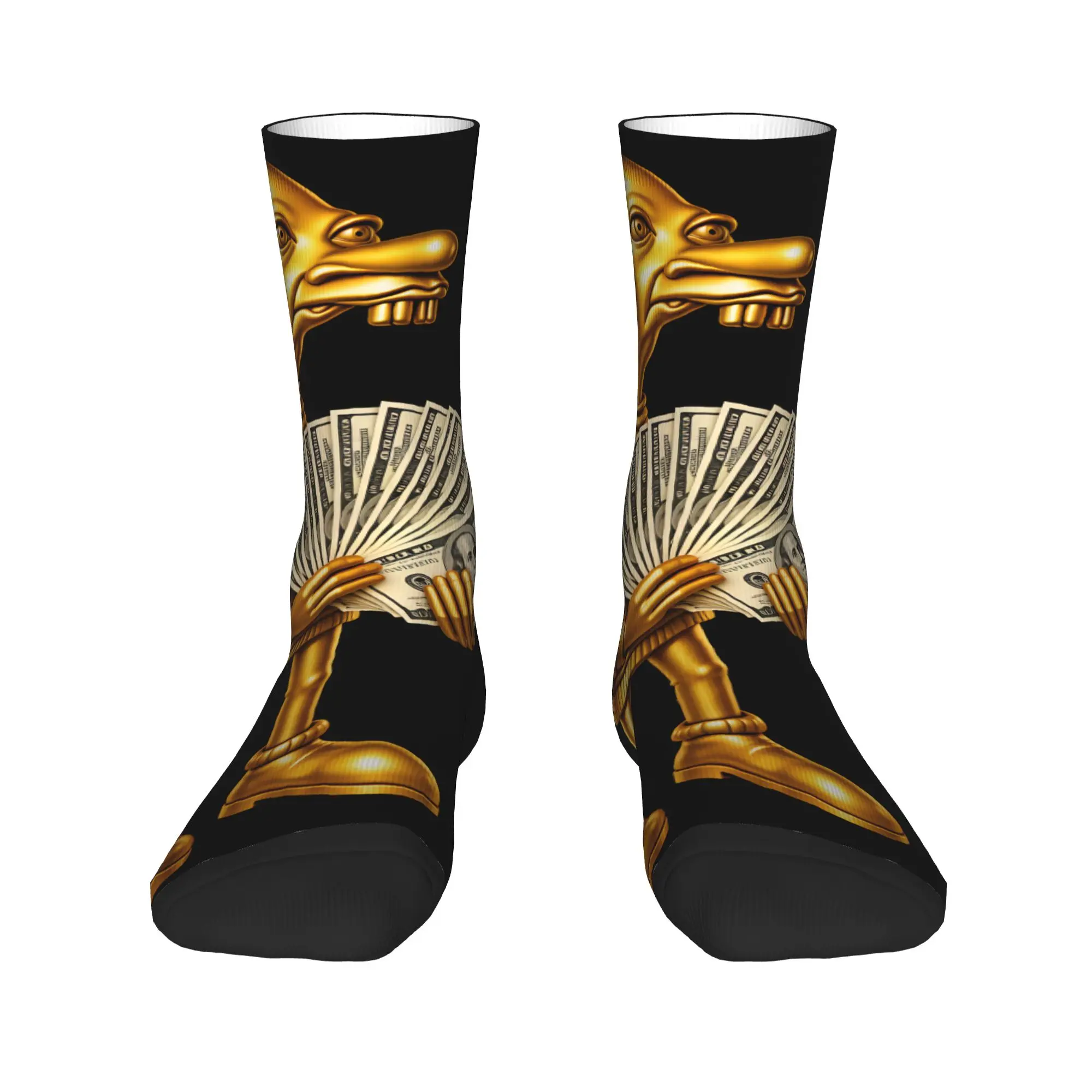 Rich Neegy Brainrot Meme Tuff Flexing Socks Winter  Stockings Funny Men Soft Socks Graphic Running Anti-Slip Socks