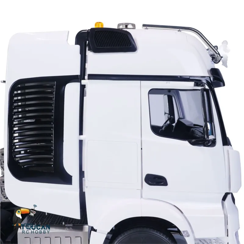 1/14 LESU 8X8 camión Tractor RC 4 ejes transmisión de 3 velocidades 3363 RTR TOUCAN HOBBY DIY Control remoto coche chasis de Metal vehículo