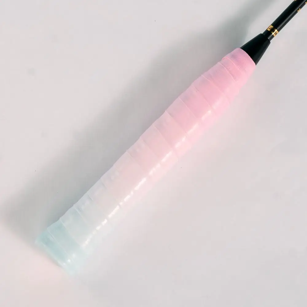 Dual Gradient Color Badminton Racket Grip Tape Sweat Absorbent Anti Slip Tennis Racket Grip Tape PU Comfortable