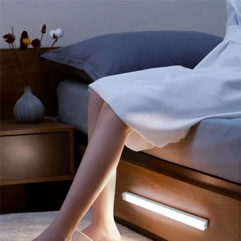 GYTB-Type-C Rechargeable Motion Sensor Wireless LED Night Light Cabinet Lamp For Wardrobe Backlight For Kitchen Staircase