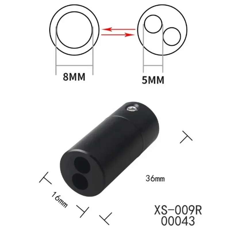 1 Stuks Hifi Audio Aluminium Speaker Banaan Rca Stekker Kabel Splitter Y Pant Boot Speaker Splitter Adapter Mouw