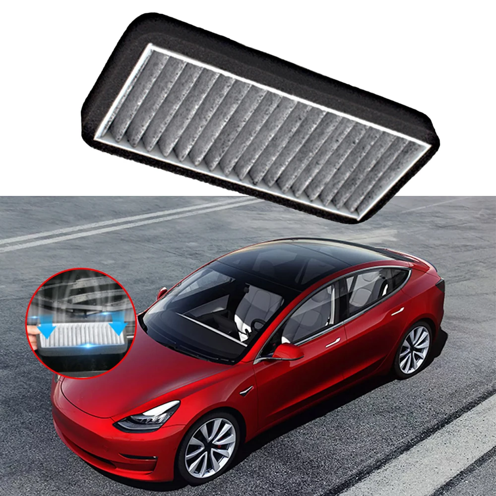 1Pc Car Auto Air Filter Air Flow Vent Cover for Tesla Model 3 2021-2023 Air Conditioning Air Inlet Protective Cover Accessories