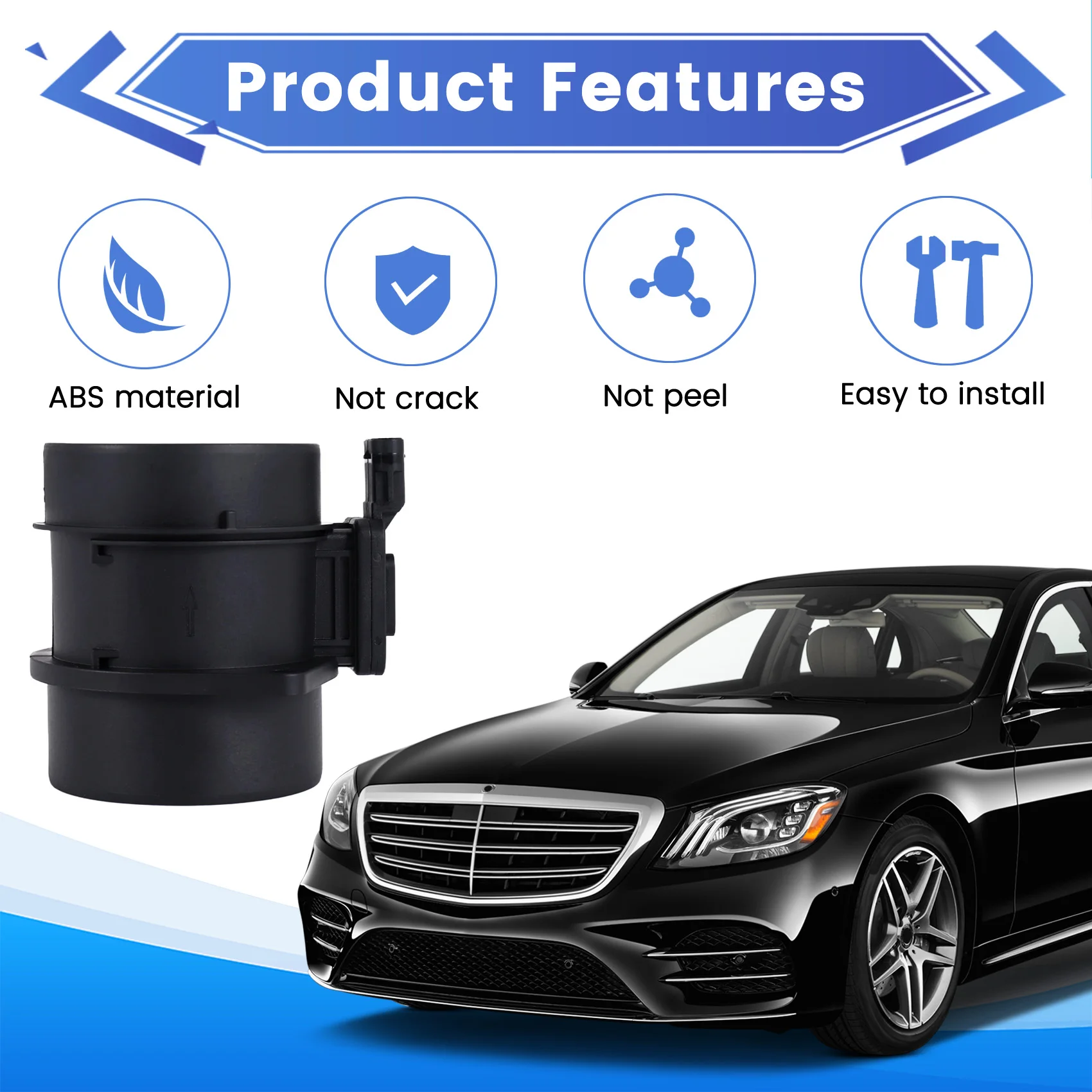 

Car Mass Air Flow Sensor MAF For MERCEDES Benz VITO DIESEL W447 5WK98105 / A6519050500