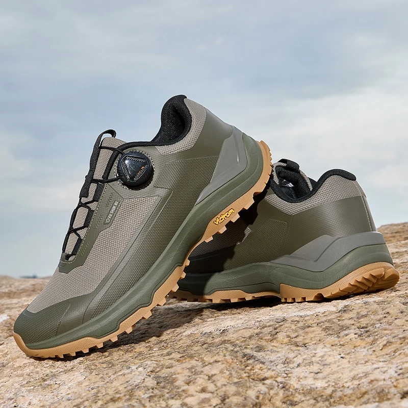 2026 Autumn Outdoor Sport Shoes For Men Quick Lacing Trail Running Shoe Man Designer Training Shoes Mens Anti-Slip Athletic Shoe