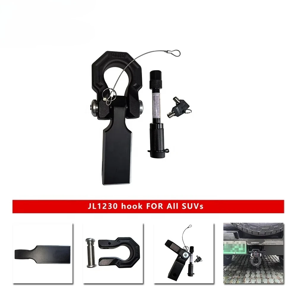 Car Towing Hook U Trailer Hooks Kit For Off Road Outdoor Car Accessories