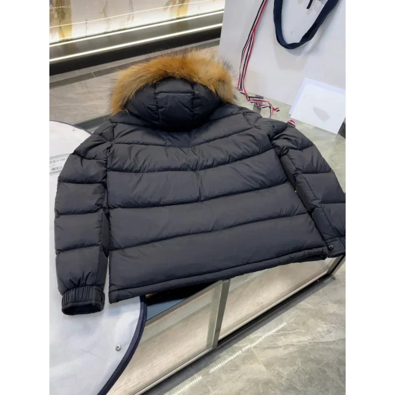 MonAlexand* R-Doudoune à capuche en duvet d'oie blanche pour homme, manteau chaud, pardessus thermique, coupe couvertes, décontracté, mâle, haute qualité, hiver