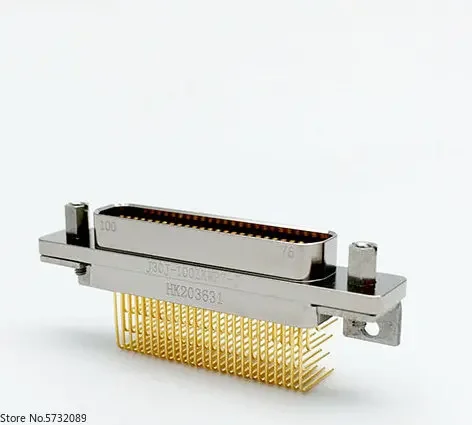 

J30J-100ZKW-J J30J-100ZKWP7-J rectangular connector 100 core bent pin connector