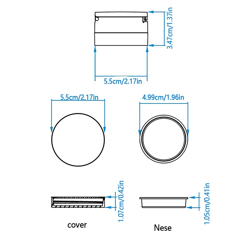 6gゴールドポータブル化粧品用プラスチック製容器、ふるい付き空のルースパウダーポット、旅行用メイクアップジャー、パフ付きふるい容器