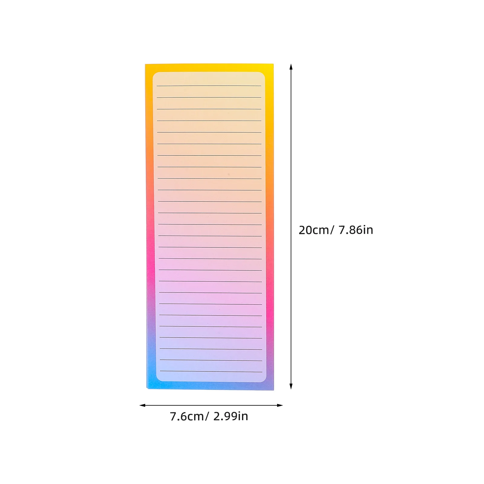 مجموعة واحدة من وسادة الملاحظات المغناطيسية للثلاجة تتضمن حامل أقلام، منطقة كتابة كبيرة، بقالة تبقى مسطحة على باب الثلاجة
