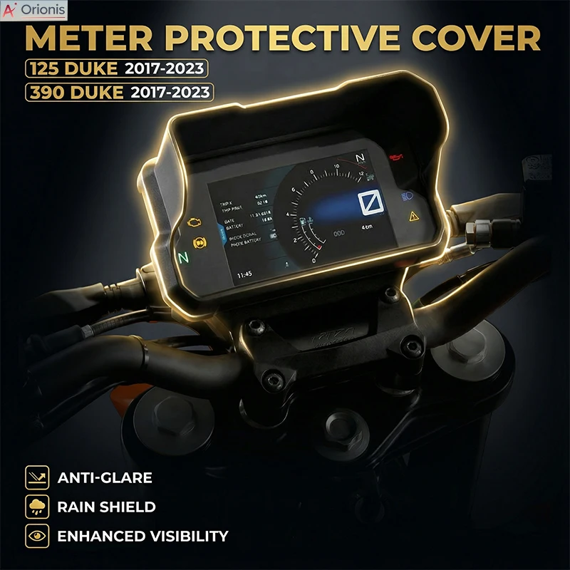 For KTM DUKE 125 390 390ADV 890ADV 790ADV adventure RC125 RC200 RC390 Motorcycle Instrument Protection Film Sun Visor Cover