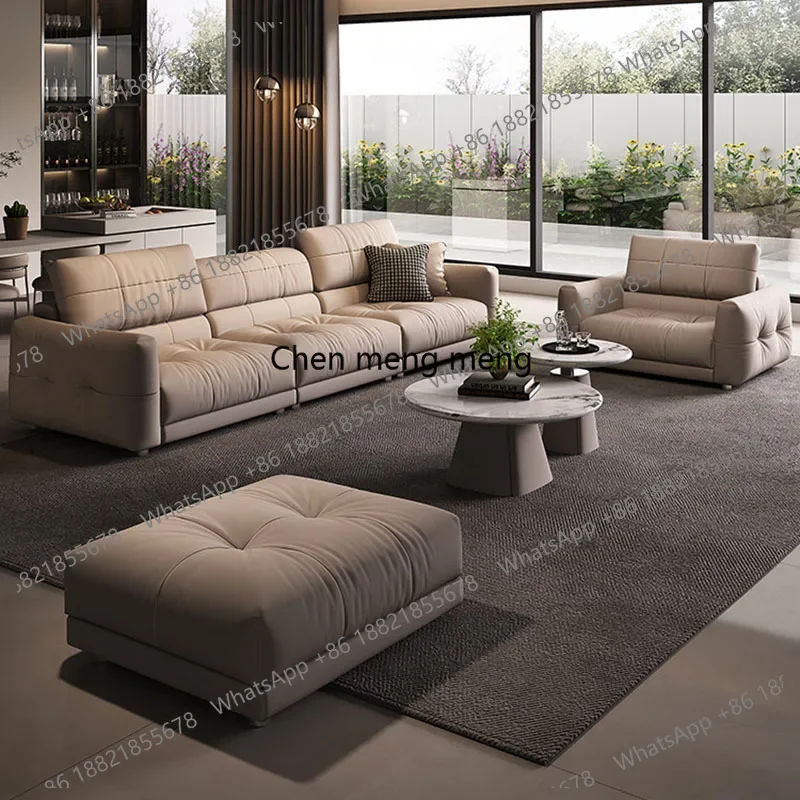 N178 Puffs Sectional Living Room Sofas Minimalist Floor Modern Lounge Living Room Sofas Decor Replica Muebles Lounge Suite
