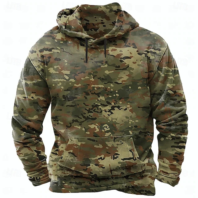 

New Fashion Casual City Outdoor Camouflage 3d Printing Tie Dye Pattern Hoodie Street Hip Pop Pullovers For Men And Children Tops