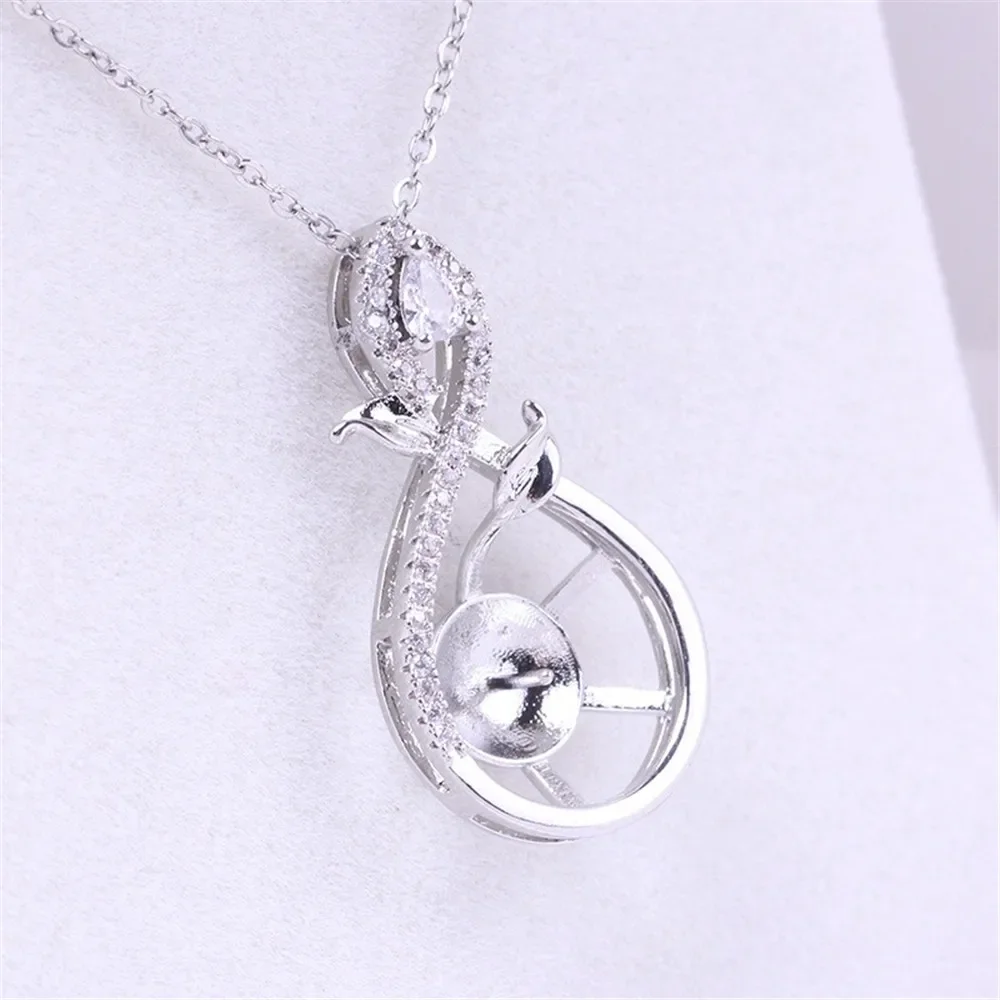 

DIY Gold-Plated Pearl Pendant Setting, Handmade Jewelry Crafting Accessories Jewelry Findings No Pearl No Chain