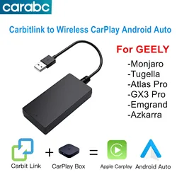 For Geely Monjaro Tugella Atlas Pro Emgrand Pro GX3 Azkarra Carbitlink Easy Connect Adapter To CarPlay Android Auto