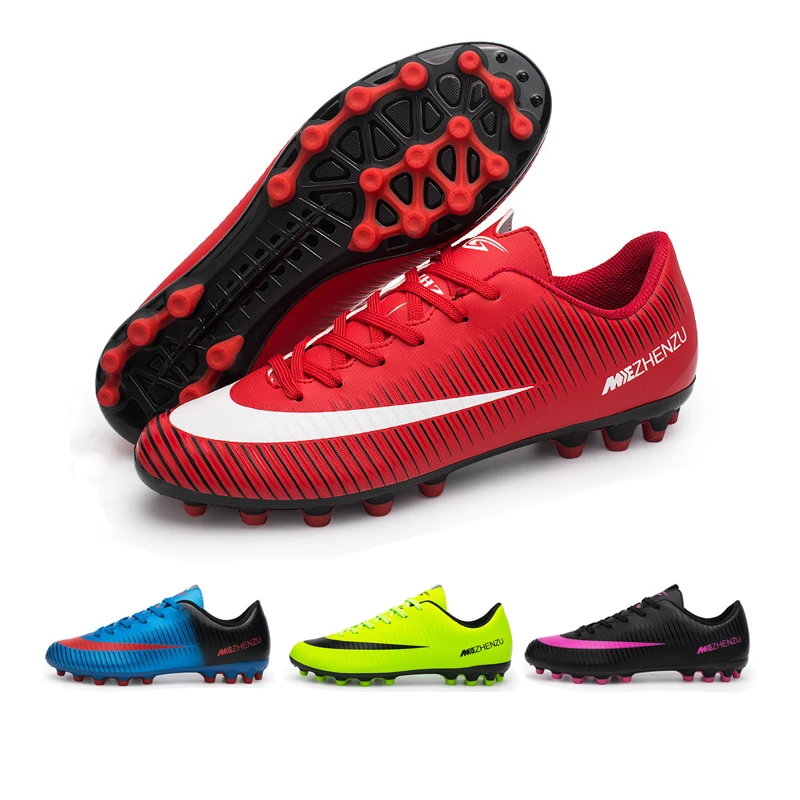 

2022 Men Football Boots AG/SG Long Spikes Comfortable Outdoor Grass Football Training Sports Match Women Child Soocer Shoes