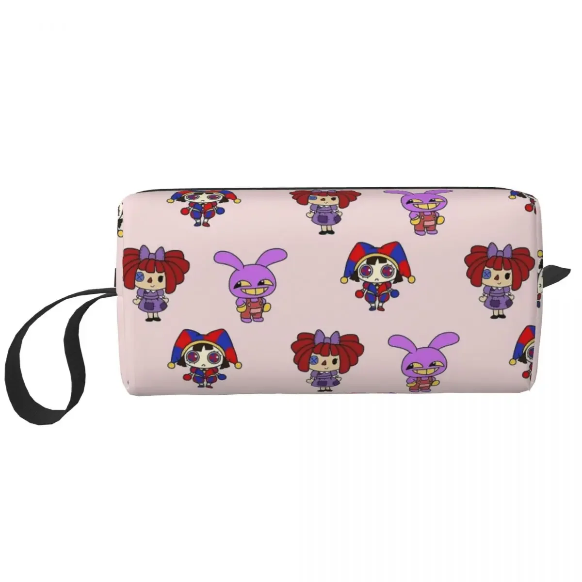 

Pomni Ragatha And Jax Cosmetic Bag Women Makeup Bags The Amazing Digital Circus Water Resistant Toiletry Bag Organizer Pouch