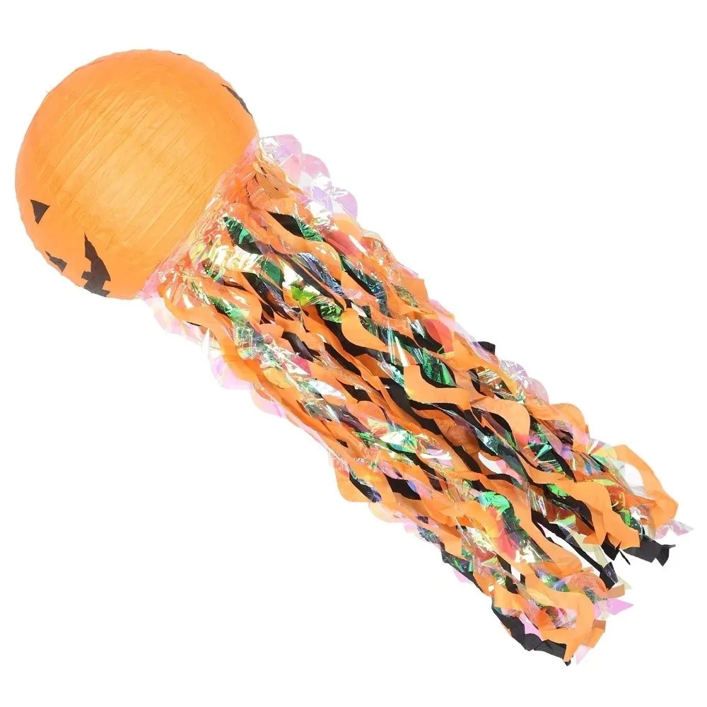 Vintage Design Pumpkin Paper Lanterns Cartoon Style Delicate Design Skull Paper Lantern Lightweight Material Easy Installation