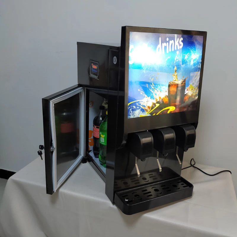 التجارية 3 صمامات المشروبات الغازية فحم الكوك المشروبات آخر مزيج موزع آلة بيع موزع الكولا