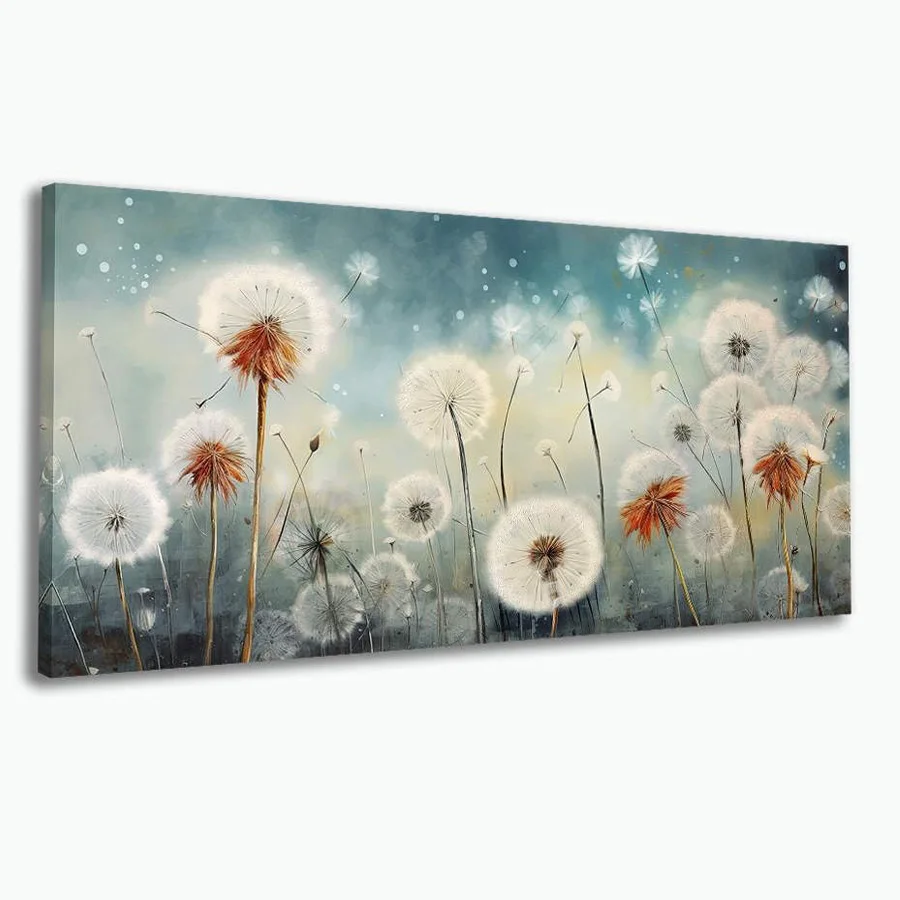 5D Flowers Art Diamond Painting Dandelion Full Rhinestone Mosaic Embroidery Cross Stitch Kit abstract still life Home Decor Gift