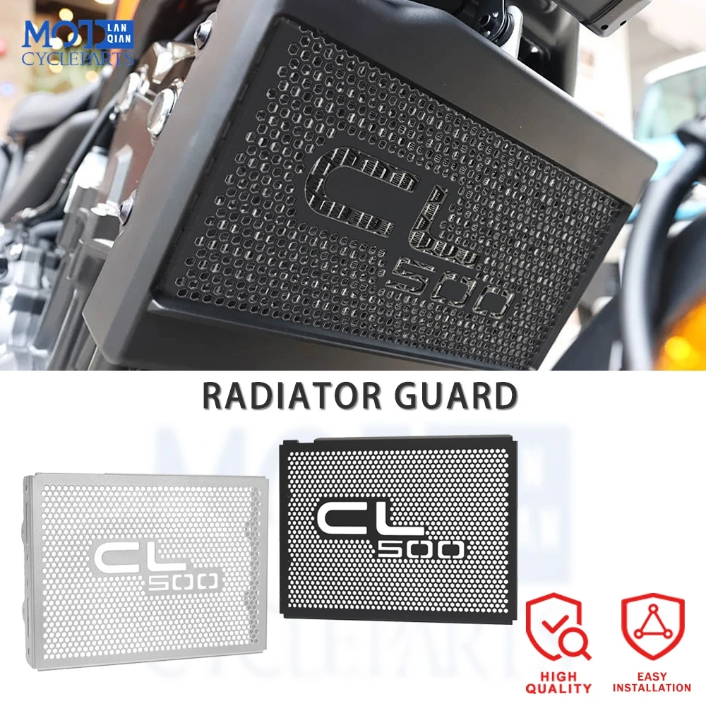 

CL500 Radiator Guard Protector For Honda CL 500 Logo 2023 Grille Cover for Radiator Protective Grill Guard Cover 2023 2024 2025