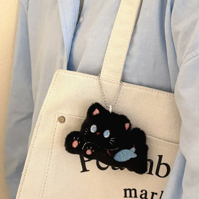 Kawaii peluche petit Animal poupée pendentif filles sac à dos décoratif porte-clés pendentif exquis polyvalent poupée mignon décor pendentif