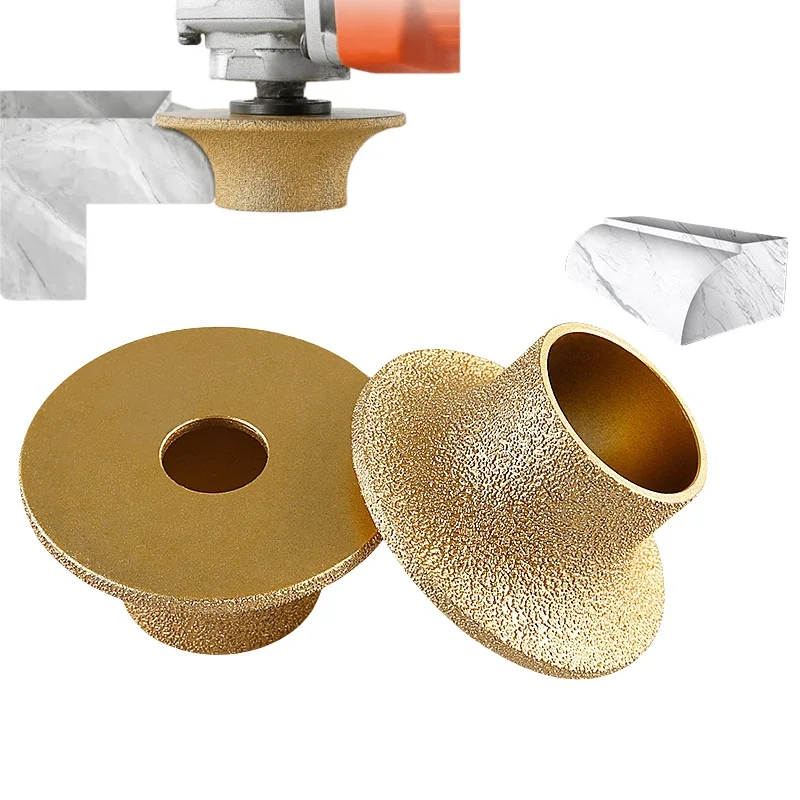 

Шлифовальный круг с паяным камнем, алмазный шлифовальный круг с французским краем, шлифовальный круг для плитки, мрамора, канавки, шлифовальные инструменты для кромок Charmfering