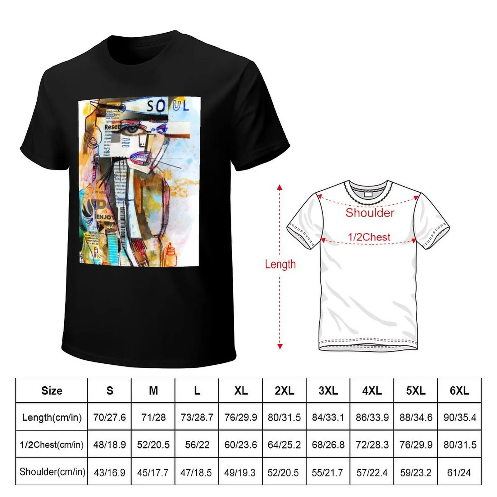 SOUL RESET T-Shirt Work Short Sleeve Cotton Top