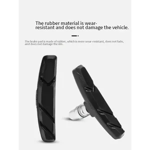 Stummes Fahrradbremsleder, Bergfahrräder, tote Speed-Fahrräder, farbenfrohe V-Bremse, Universalkarte, montiertes Bremsleder, 1 Paar 8 Hauptverkaufsverkäufe - №1