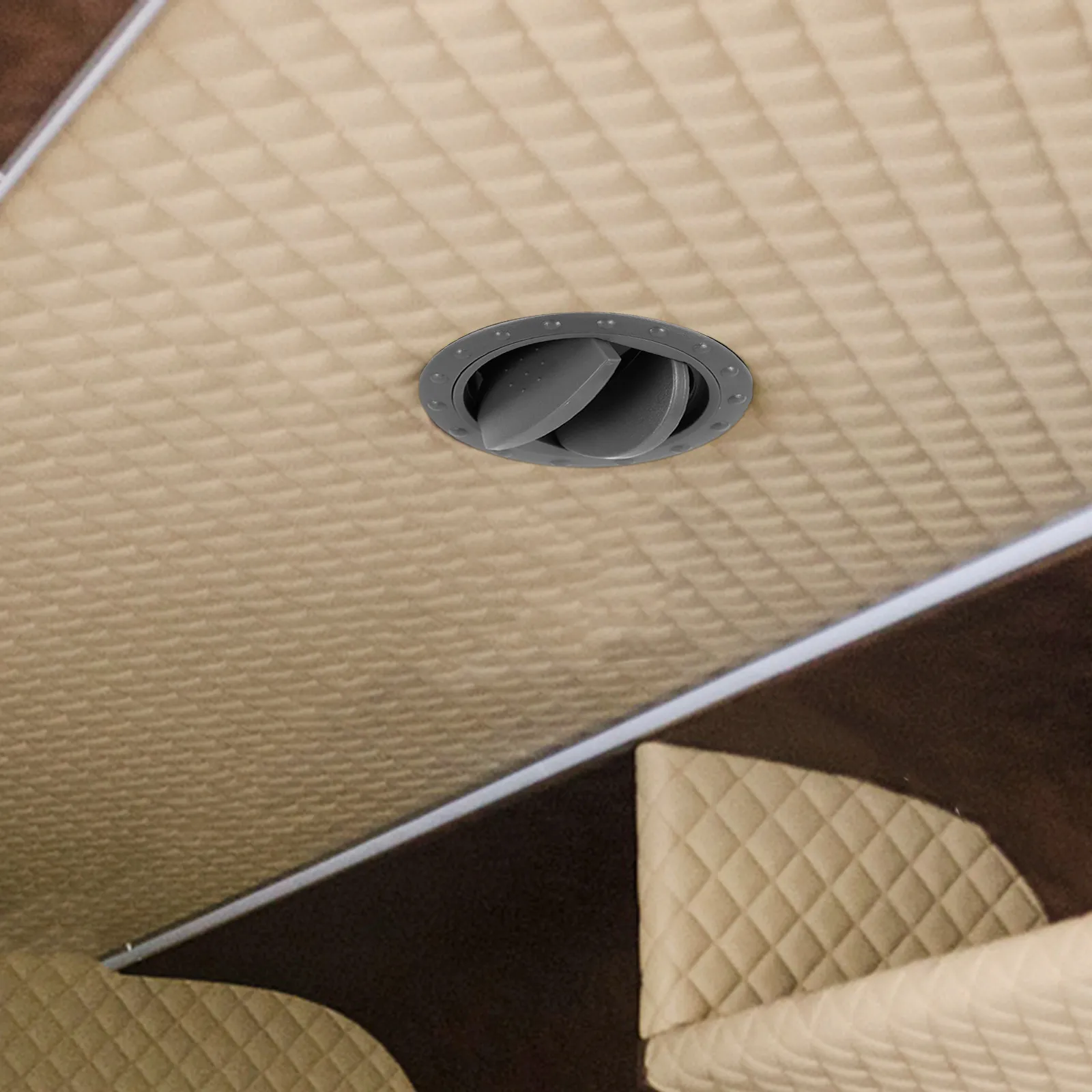 

2Pcs Round Air Vent Cover Universal Rv Bus Ceiling Vent Deflector Plastic Air Conditioning Outlet Ventilation Accessories