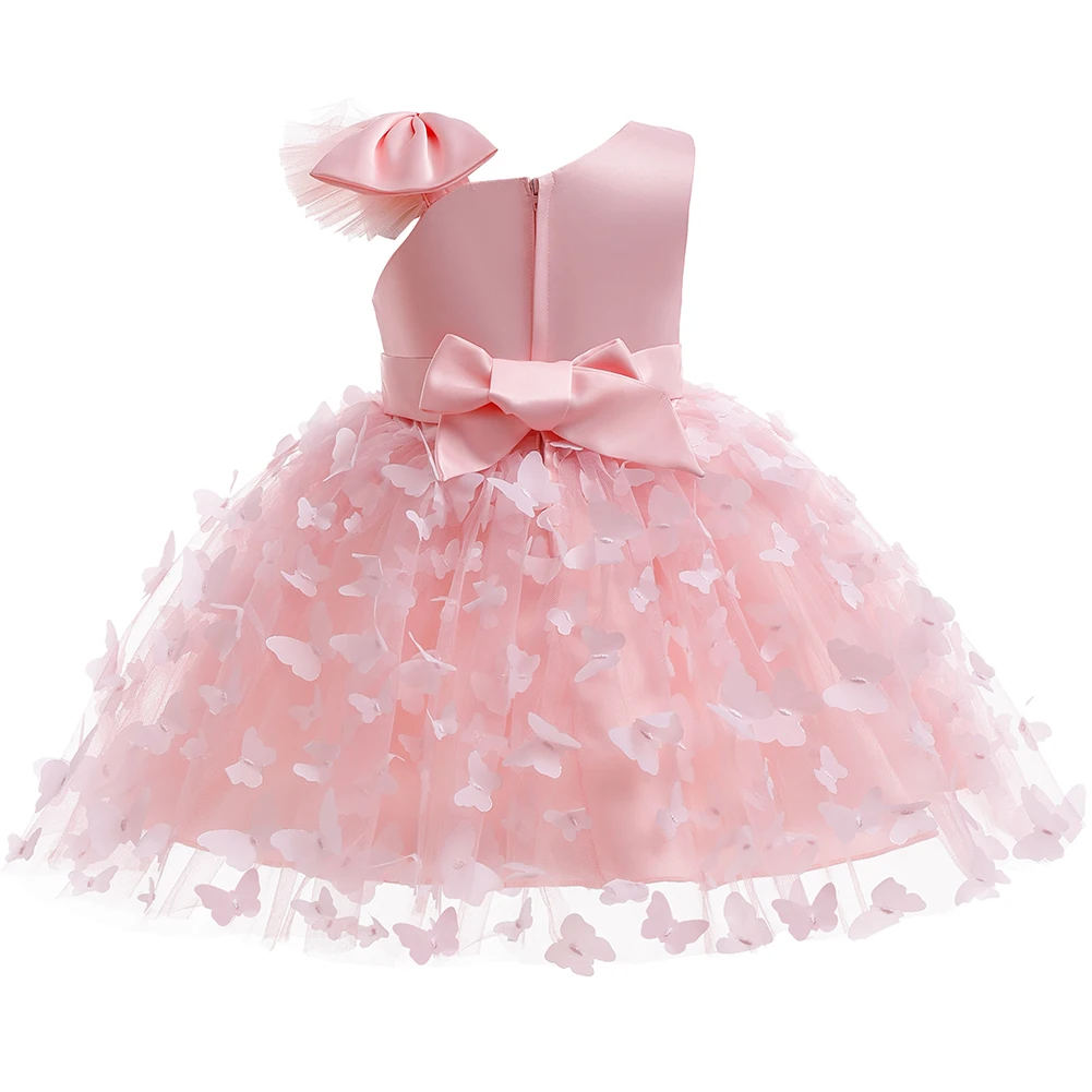 Cute Baby Flower Girls Princess Dress Sweet Kids Children Costume Newborn Christmas Birthday Party Wedding Baptism Baby Clothes