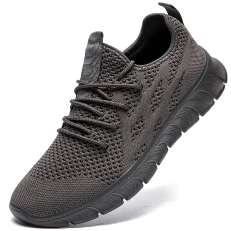 

Men's Breathable Running Shoes Comfortable Walking Sneakers for Gym Sports Fitness Casual Fashion Workout Shoes Non-Slip Lightw