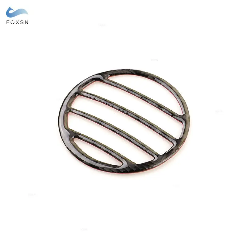 Car Soft Carbon Fiber Stickers Defogger Vent Outlet Panel Trim Cover For Audi Q7 2007 2008 2009 2010 2011 2012 2013 2014 2015