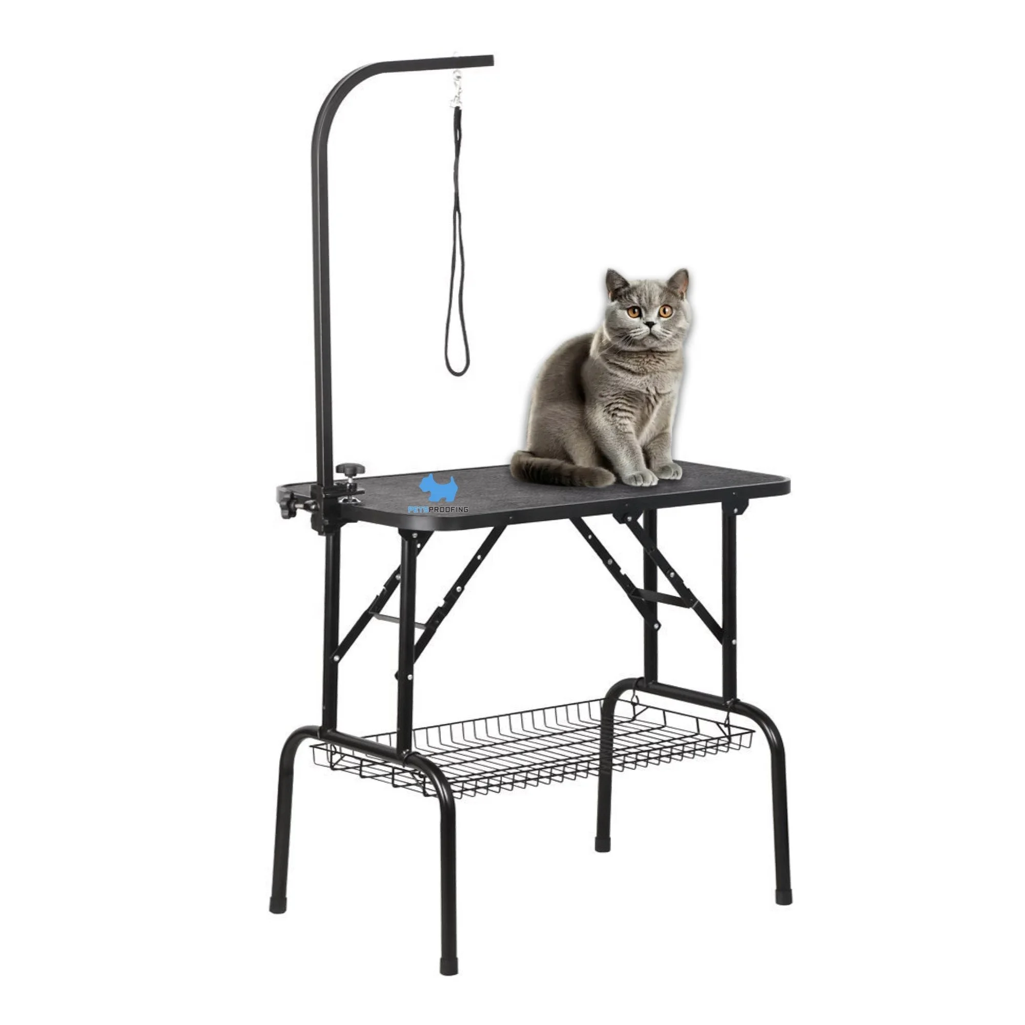 douya-2026petsproofing-antiderapant-pliable-pliable-chien-table-de-toilettage-en-gros-pp-douche-beaute-table-chiens-chien-peignes-clea
