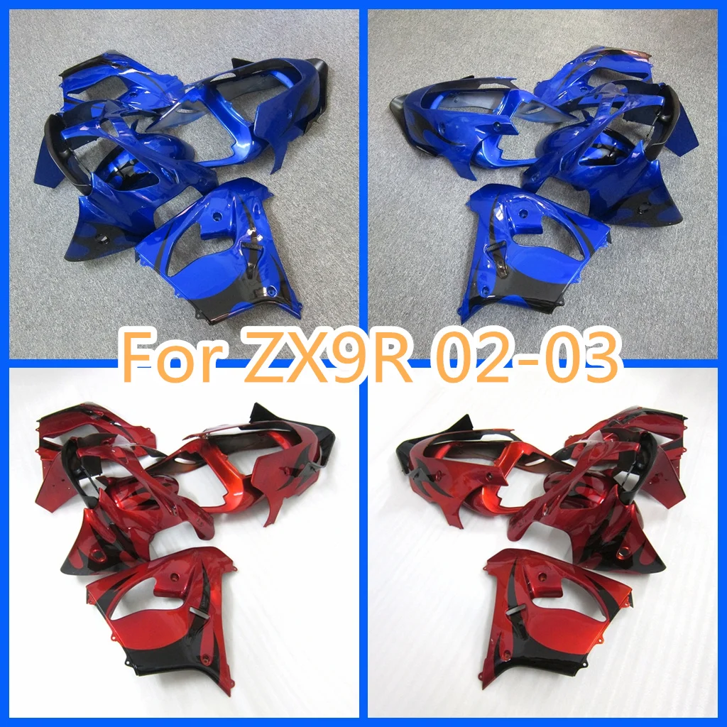 High Grade Motorcycle Fairing kit for Kawasaki ZX-9R 2002 2003 ZX 9R 02 03 ZX9R ABS Road Racing Body Repair Aftermarket Parts