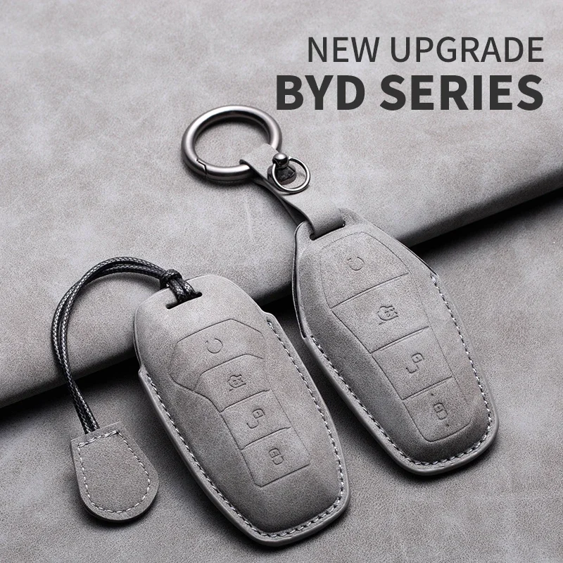 

Dedicated BYD Han EV Key Case Qin Plusdmi Song Pro Tang Dolphin E9 Seal Car Key Case Buckle