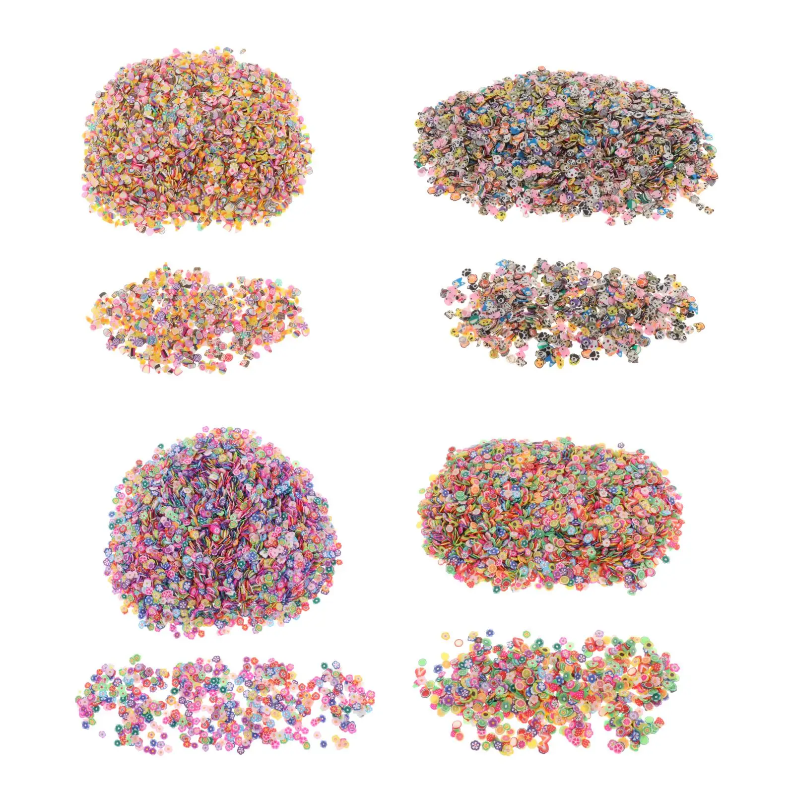 10000PCS Cute 3D Charms Making Set, Slices DIY Supplies Kunst und Skulpturen